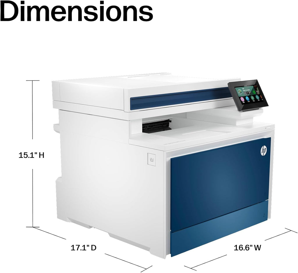 HP Color LaserJet Pro MFP 4301fdw Wireless All-in-One Color Laser Printer, Scanner, Copier, Fax, Best-for-Office