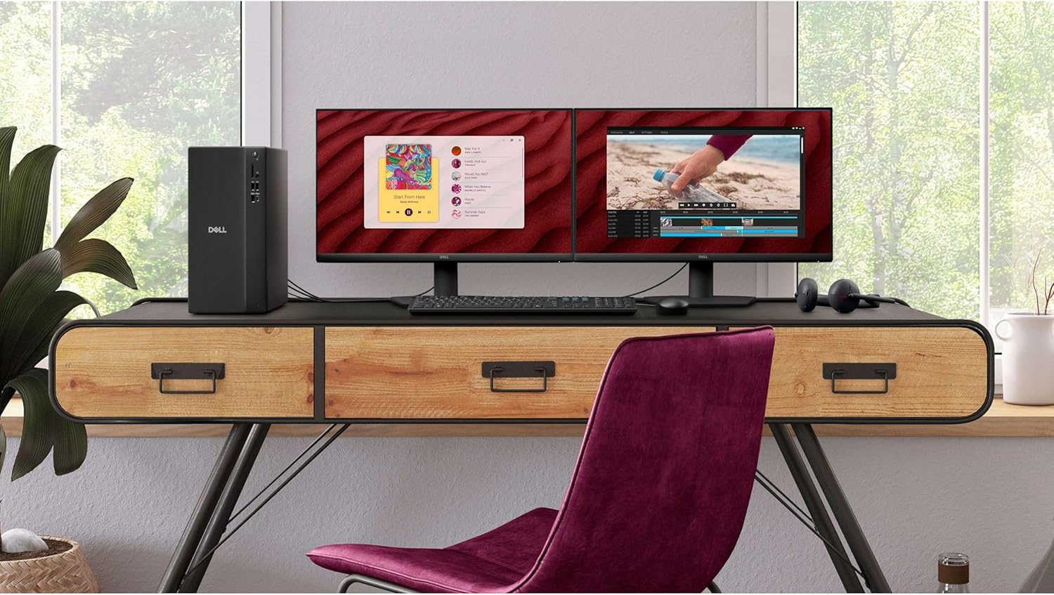 Dell Vostro Tower, 12th Gen Intel 4-Core i3-12100, 16GB DDR5 RAM, 512GB PCIe SSD, WiFi 6, Bluetooth, Windows 11 Pro