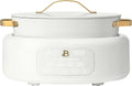 IT'S BRAZILIAN Beautiful 10 in 1, 6 Qt Electric Multi-Cooker, White Icing by Drew Barrymore