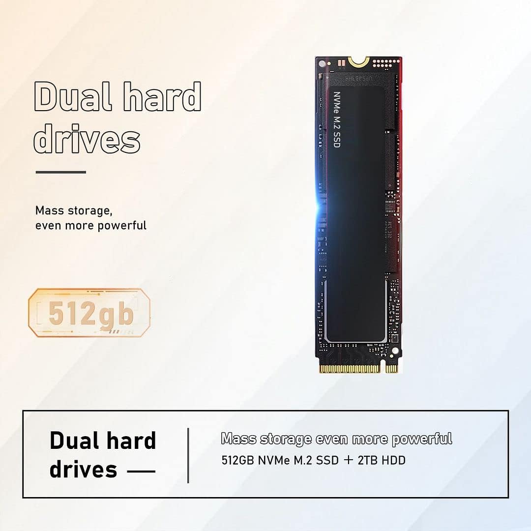 Dell OptiPlex 7040 SFF Desktop Computer PC Intel Quad Core i7-6700 3.20GHz AX200 Built-in WiFi 6 Bluetooth 32GB DDR4 512GB NVMe M.2 SSD 2TB HDD HDMI Wireless Keyboard & Mouse, Windows 11 Pro (Renewed)