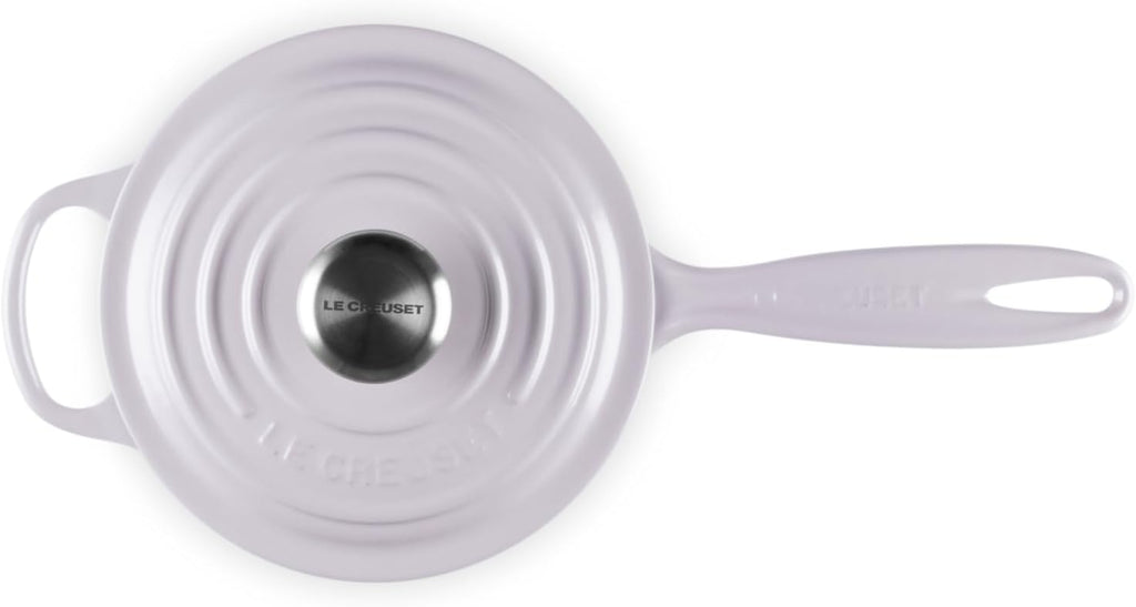 Le Creuset Enameled Cast Iron Signature Saucepan, 1.75 qt., Shallot
