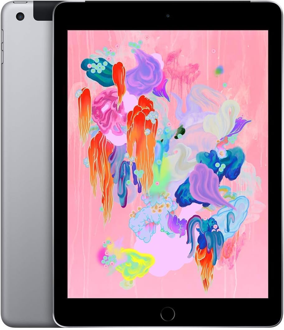 Apple 2018 iPad (Wi-Fi + Cellular, 32GB) - Space Gray (Renewed)