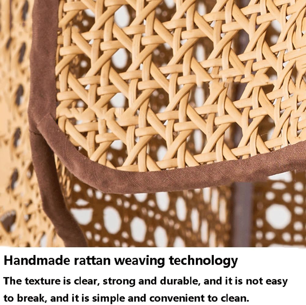 2 Tier Curry Round Linen Hanging Lamp Wabi-sabi Style Creative LEDE27 Base Rattan Pendant Lightled Bedroom Dining Room Living Room Single Head Chandeliers Tea Room Cafe Hot Pot Shop Lighting