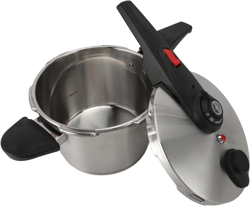 GLOGLOW Electric Pressure Cooker 304 Stainless Steel Multi Cooker, Quick Cooking for Home Kitchen with Pressure Control and Versatile Functions Kitchen Appliances (5L)