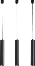 Modern Led Pendant Lights 3 Pack  . Island Pendant Lighting for Kitchen, Dining Room, Bar Shop, 9w,4000k,CRI90, Beam Angle 24° (Black Housing 4000K Color)……