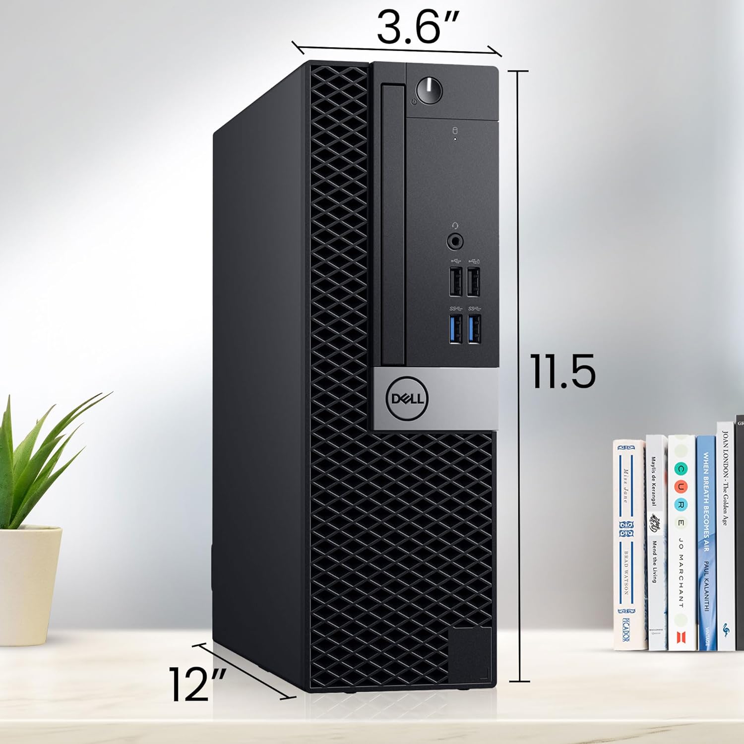 Dell OptiPlex SFF Desktop Computer PC, Intel Core i7-6700 Processor, 16GB DDR4 Ram, 512GB PCIe NVMe SSD, New 24 inch Monitor, HDMI, Built-in WiFi, Wireless Keyboard & Mouse, Windows 11 Pro (Renewed)