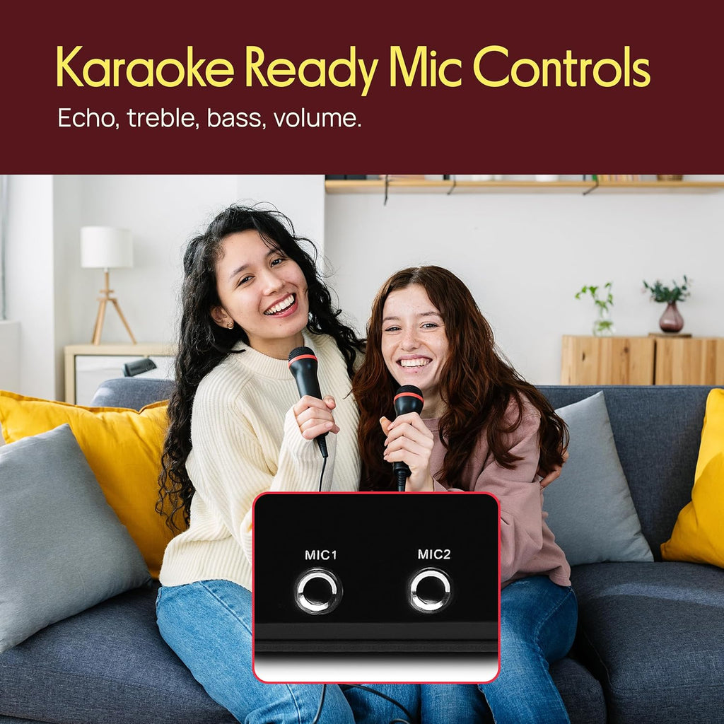 Pyle 5.2 Channel Bluetooth Home Theater Amplifier, 240 watts Peak Power, Microphone Input with Echo for Karaoke, ARC Hi-Def Input, USB-A Input with MP3 Player, FM Radio - PT875BT