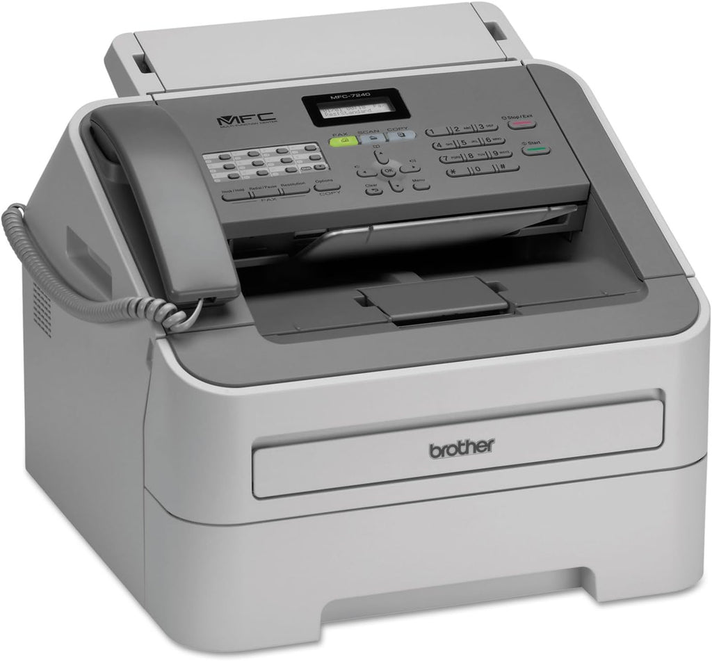Brother Printer MFC7240 Monochrome Printer with Scanner, Copier and Fax,Grey, 12.2" x 14.7" x 14.6"
