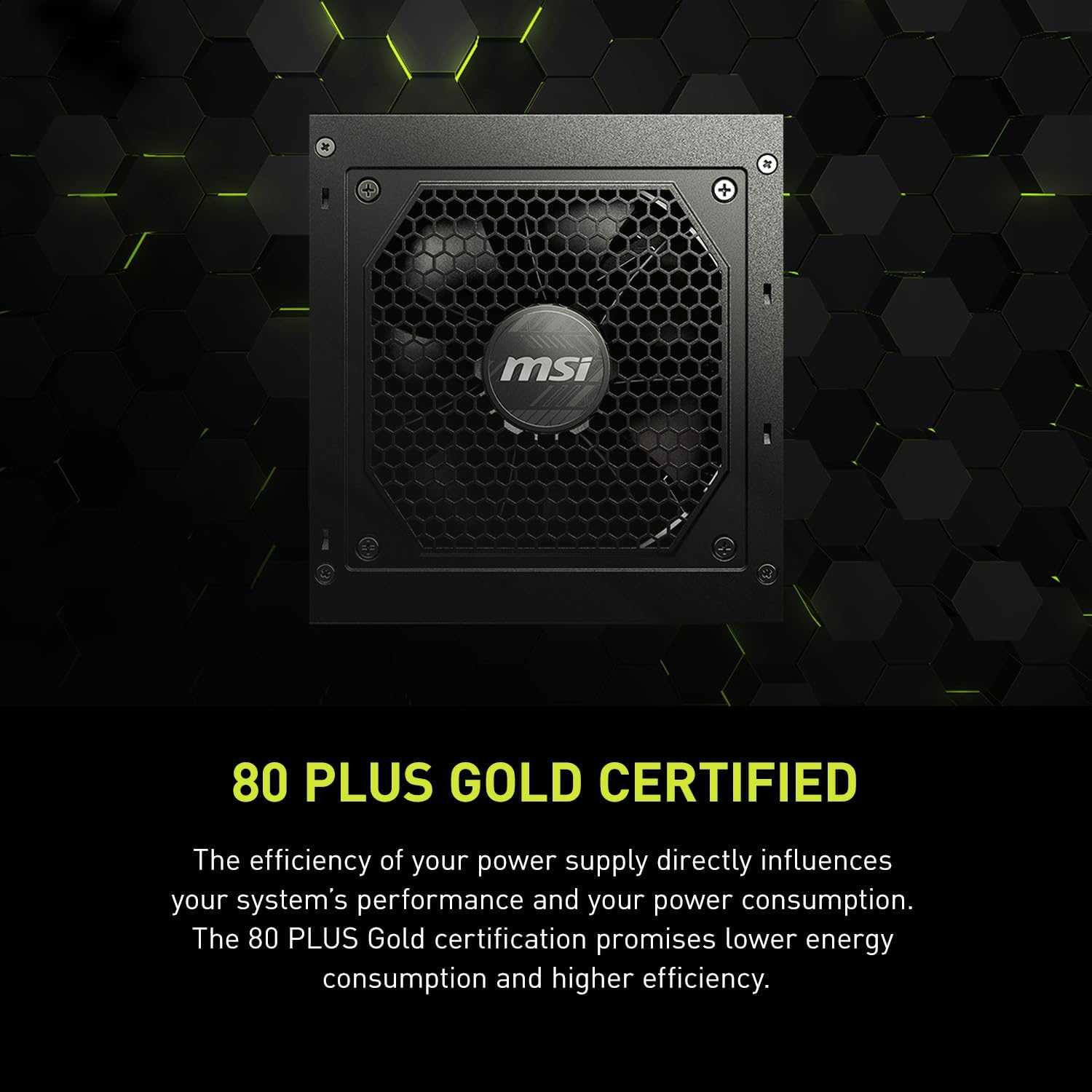 MSI MAG A850GL PCIE5, Fully Modular Compact Gaming 850W Power Supply, 80+ Gold, ATX 3.1 & PCIe 5.1 Ready, Native Dual-Color 12V-2x6 Cable, 10 Year Warranty
