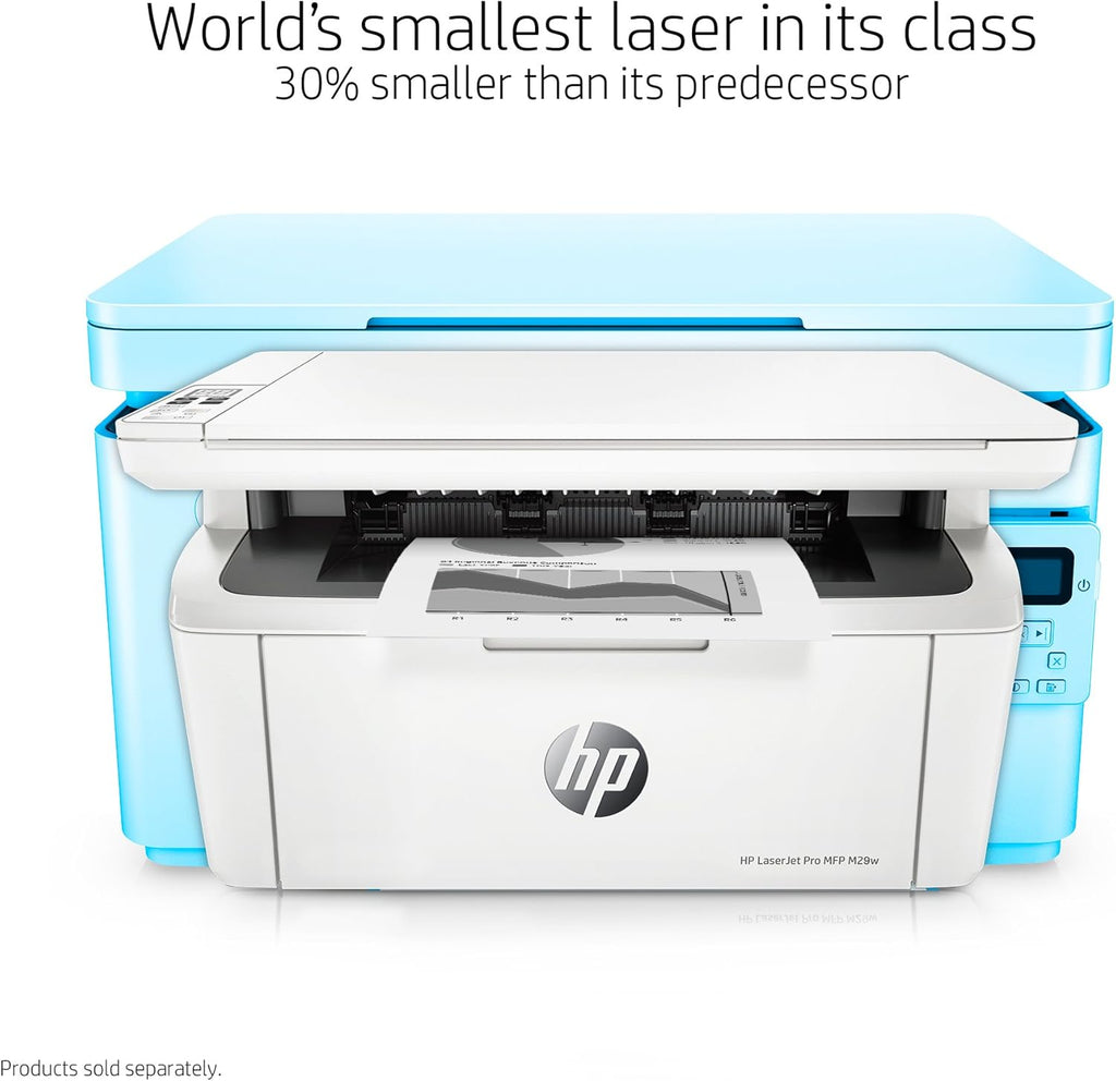 HP Laserjet Pro MFP M29w Wireless Monochrome All-in-One Printer, Works with Alexa (Y5S53A)