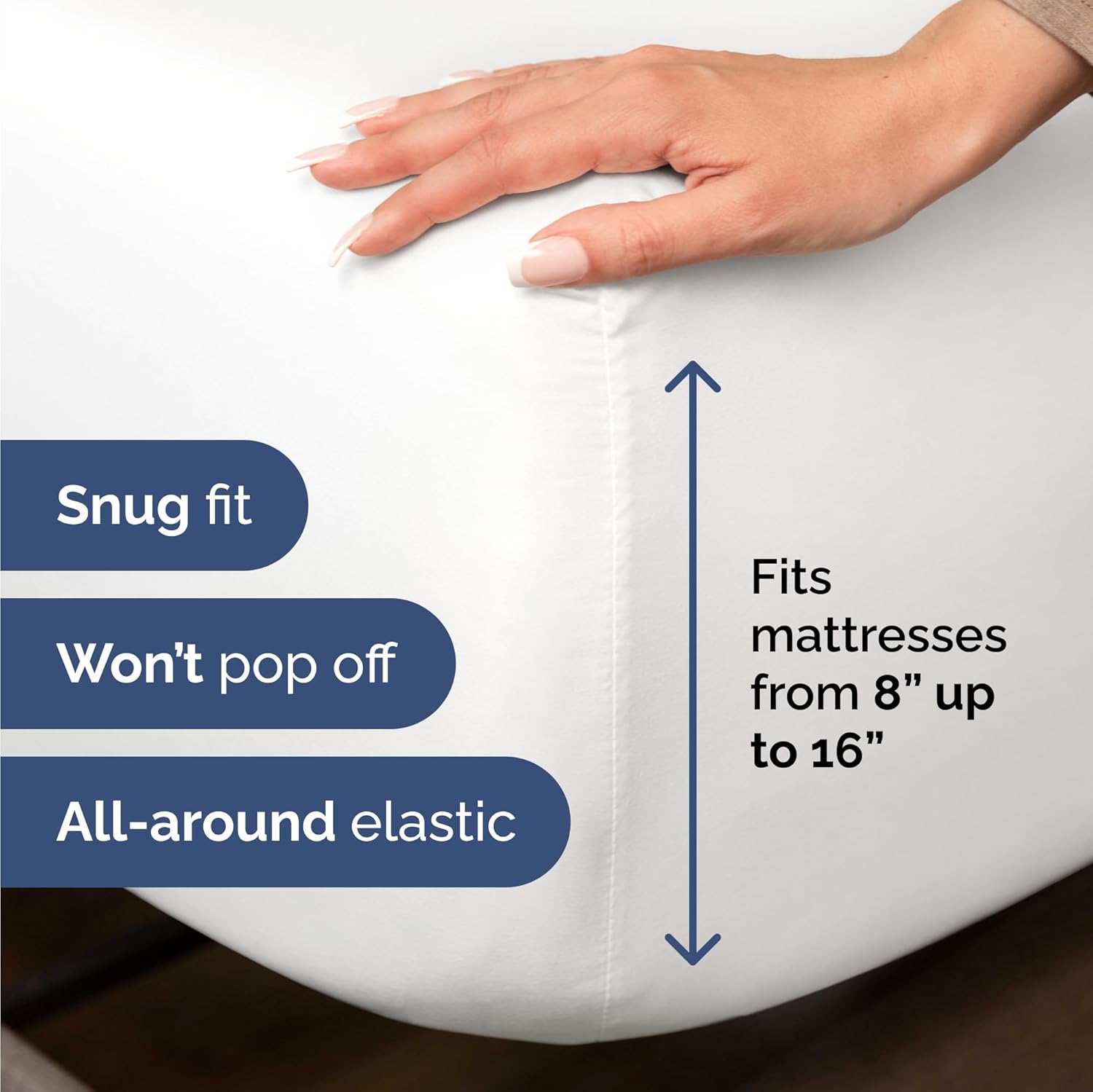 Bulk Case Pack of 16 Sheet Sets - (16) Complete Twin Size Sheet Sets with Deep Pockets - Wholesale Bulk Bedding for Hotels, Spas & Airbnbs - Breathable, Cooling, Soft & Wrinkle Free - (Twin, White)