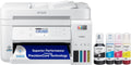Epson EcoTank ET-3850 Wireless Color All-in-One Cartridge-Free Supertank with Scanner Copier, ADF and Ethernet â€“ The Perfect Printer Home Office,White