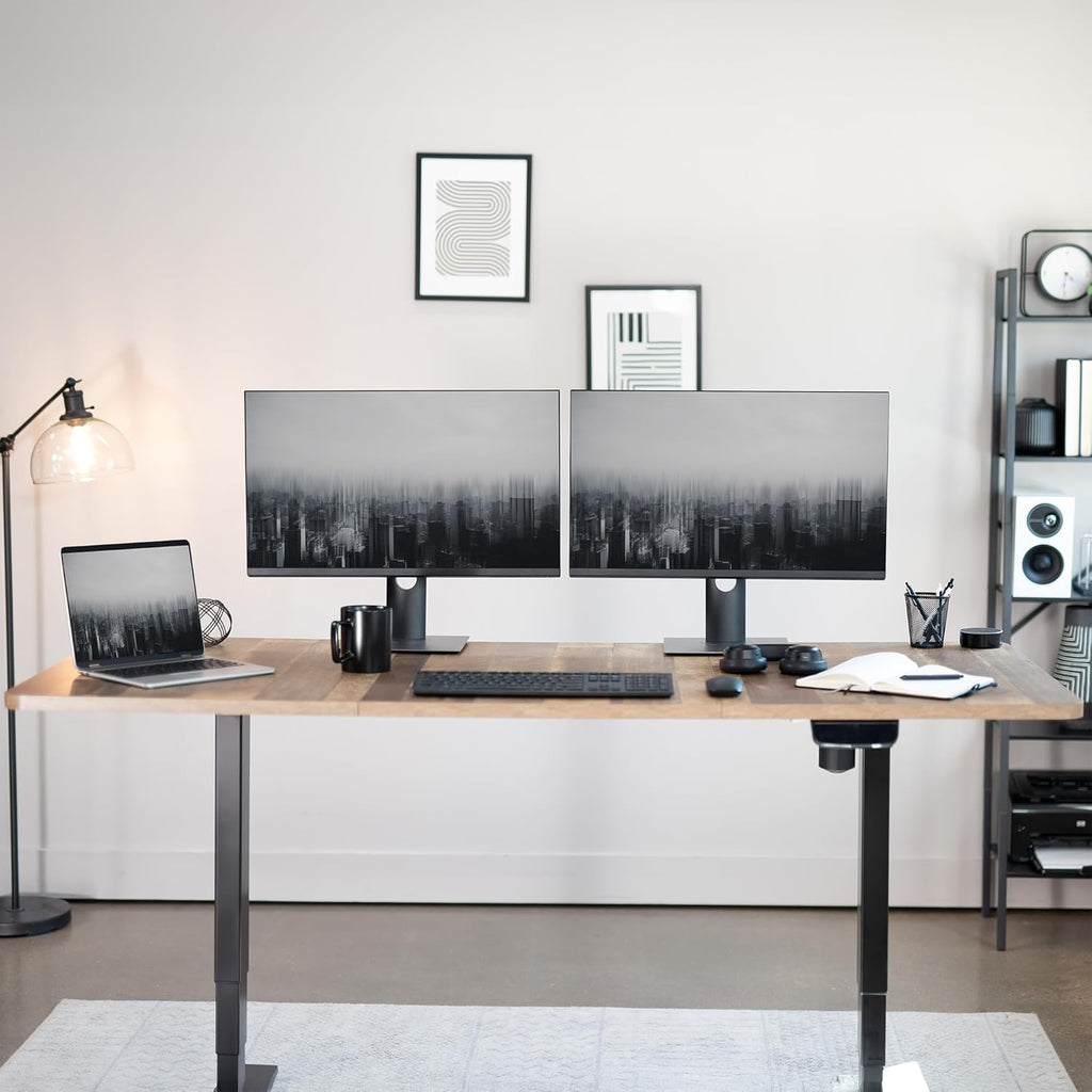 VIVO Universal 71 x 30 inch Table Top for Standard and Sit to Stand Height Adjustable Home and Office Desk Frames, Reclaimed Wood Desktop, DESK-TOP72-30P