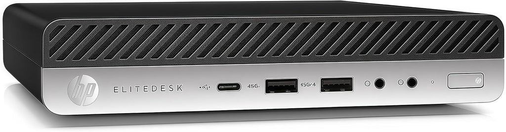 HP EliteDesk 800 G4 Mini Business Desktop Computer, Intel Core i5-8500 PC, 8GB DDR4 RAM, 256GB NVMe SSD, WiFi, Bluetooth, Keyboard & Mouse, Win11 Pro (Renewed)