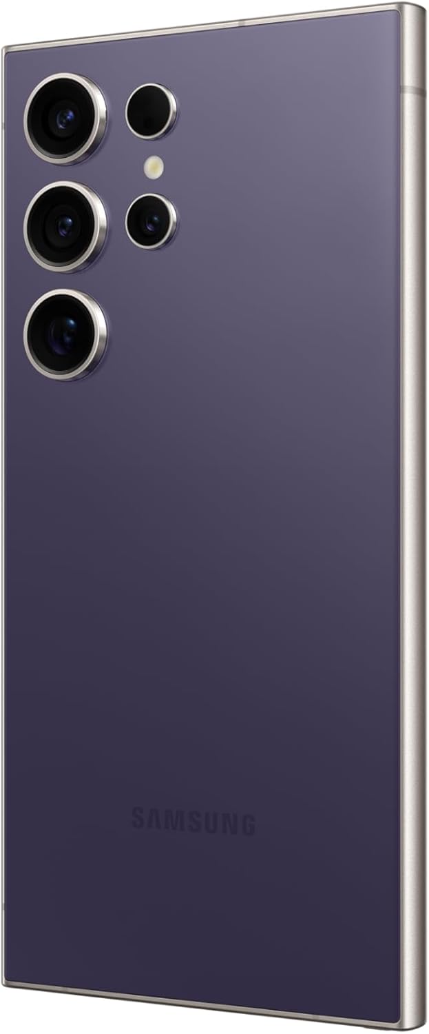 Samsung Galaxy S24 Ultra 5G, 256GB, Titanium Violet - Unlocked (Renewed)