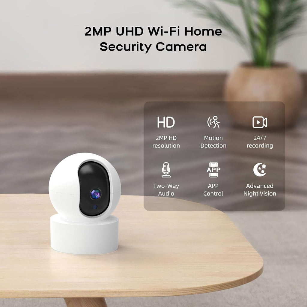 Alarm System for Home Security with Camera, Wireless Security System with 4.3' Wireless fulltouch Screen Compatible with Alexa and Google for Home, Flat
