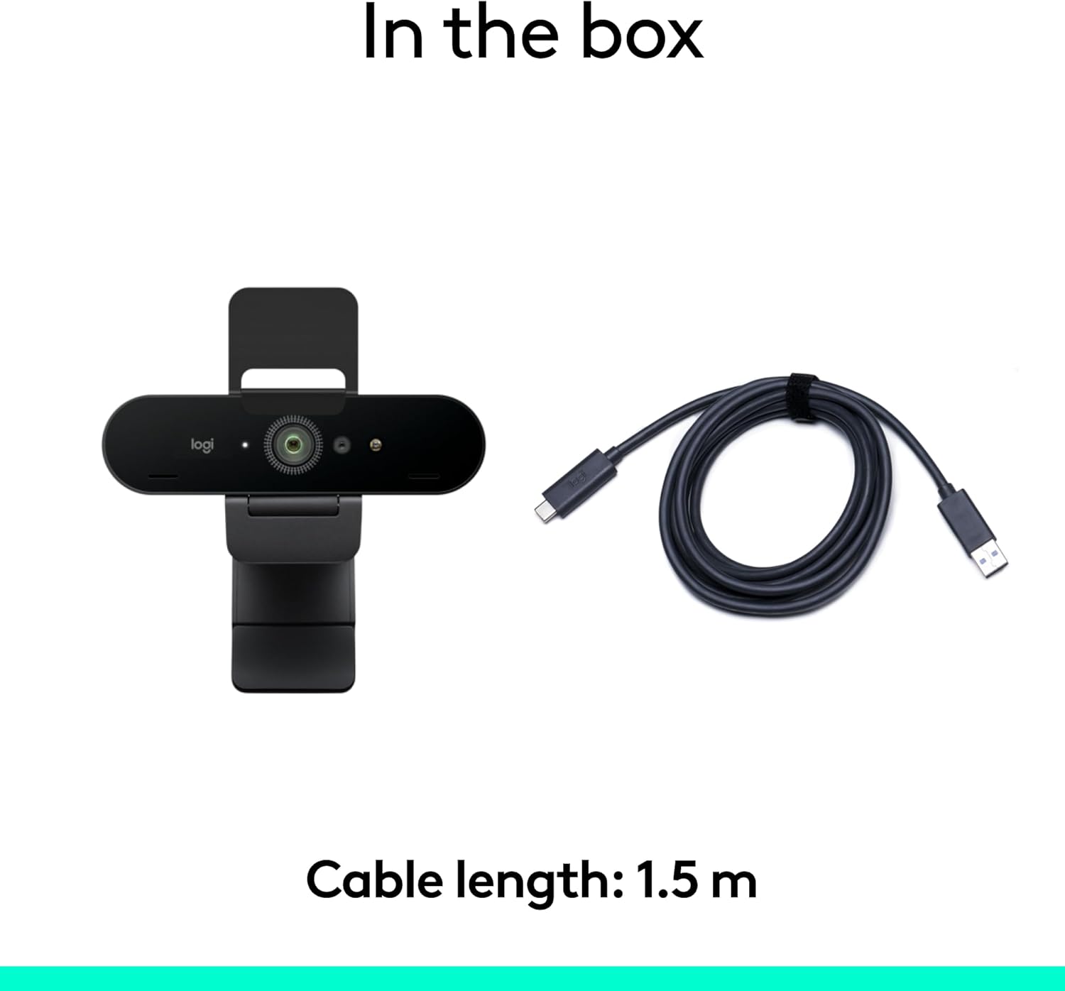 Logitech Brio 4K Webcam, Video Calling, Noise-Cancelling mic, HD Auto Light Correction, Wide Field of View, Windows Hello Works with Microsoft Teams, Zoom, Google Meet, PC/Mac/Laptop/MacBook/Tablet