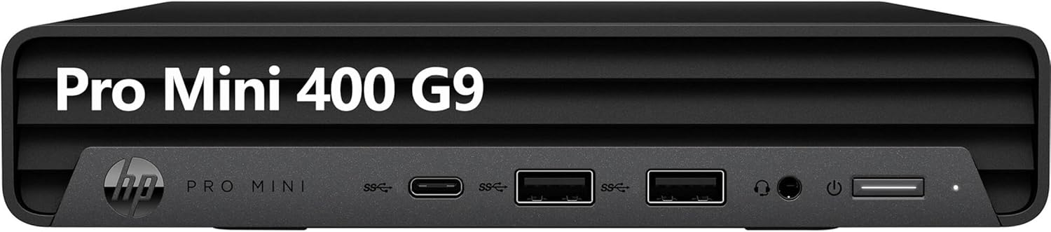 HP Pro Mini 400 G9 Business Mini Desktop Computer, 12th Gen Intel Hexa-Core i5-12500T (Beat i7-11700T), 8GB DDR4 RAM, 256GB PCIe SSD, WiFi 6, Bluetooth 5.2, Windows 11 Pro