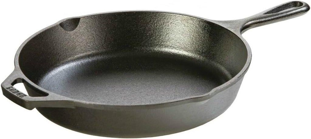 Lodge Cast Iron Set - 5-Piece Set - Pre-Seasoned Kitchen Set - Skillets, Griddle & Dutch Oven Included - PFAS-Free Non-Toxic Cookware