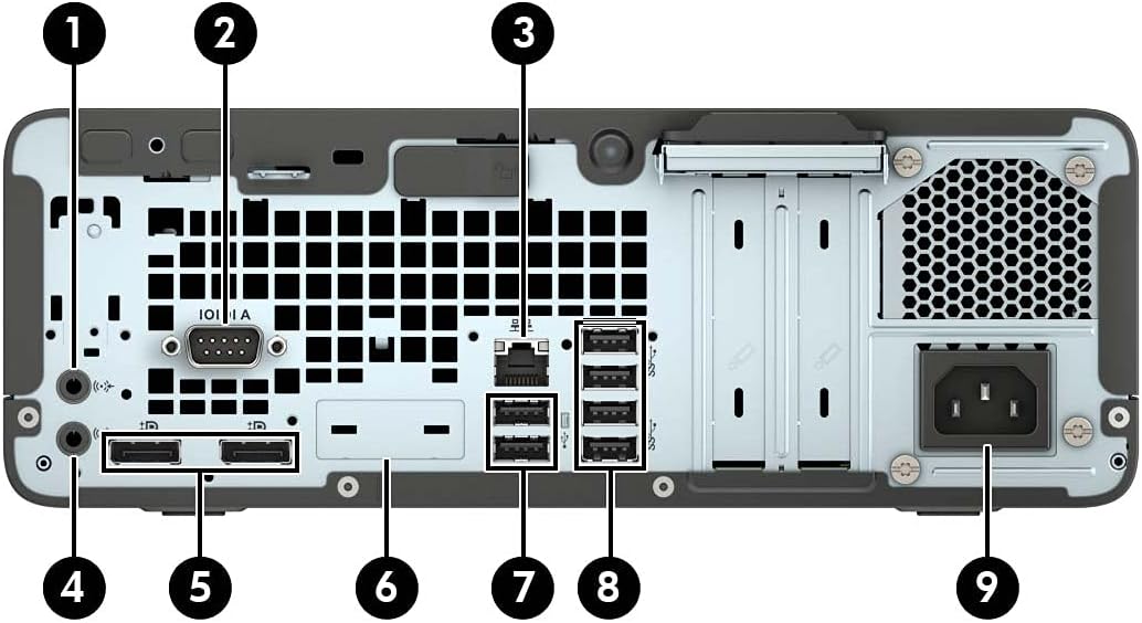 HP ProDesk 600G5 SFF Desktop Computer PC, 600G5 Computer 9th Processor, 32GB RAM 1TB Solid State Drive, USB WiFi, Bluetooth, Windows 11 (Renewed)
