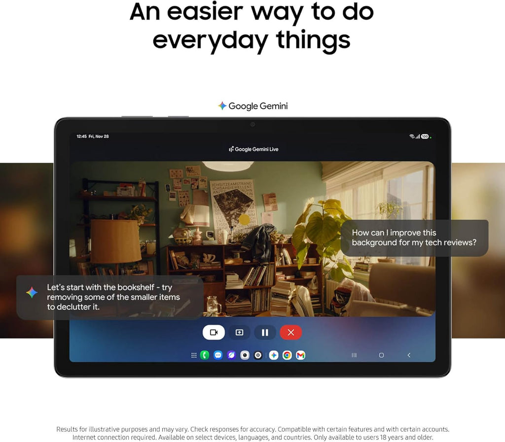 Samsung Galaxy Tab A11+ 5G 11” 128GB Android Tablet, Wi-Fi(US Cellular Network), Big Screen, Upgraded Chipset, Long Battery Life,Quad Speakers,Multi Window Display,US Version,2026,Gray, SM-X238UZAAUSC