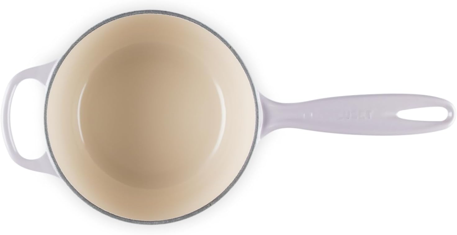 Le Creuset Enameled Cast Iron Signature Saucepan, 1.75 qt., Shallot