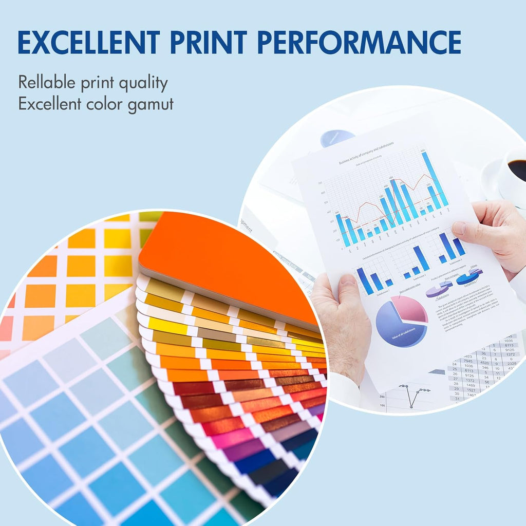 508X 508A Toner Cartridge Set: Compatible for HP 508X 508A Color LaserJet Enterprise M553 M552 MFP M577 Series M552dn M553dn M553n M553x New Version CF360A CF360X CF361X CF362X CF363X Printer 4 Pack