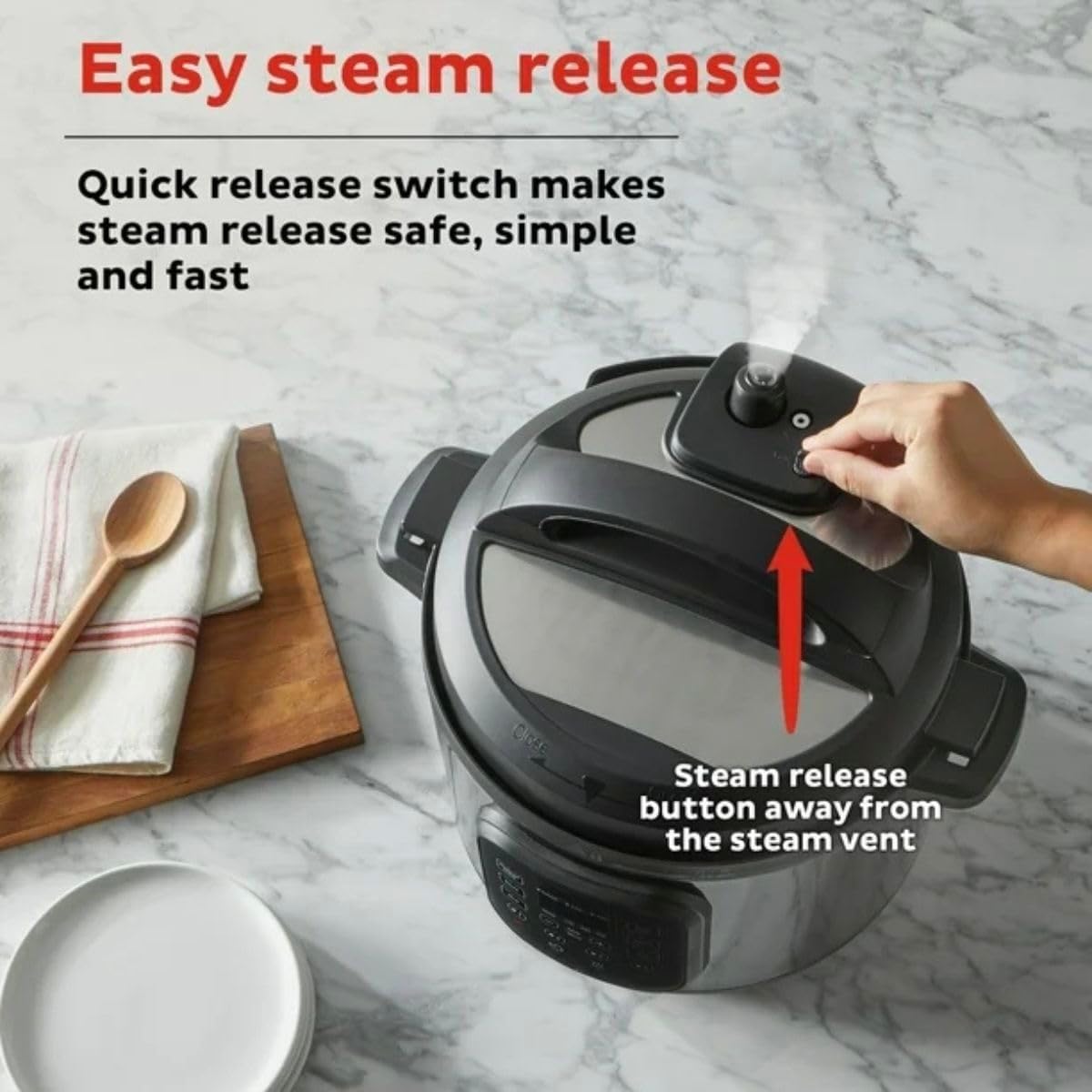Instant Pot 8Qt Chef Series – 8 in-1 Multi-Cooker: Pressure, Slow, Rice & More – Easy Meals Fast
