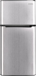 FRIGIDAIRE 2 Door Refrigerator/Freezer, 4.6 cu ft, Black Stainless Steel, Gunmetal