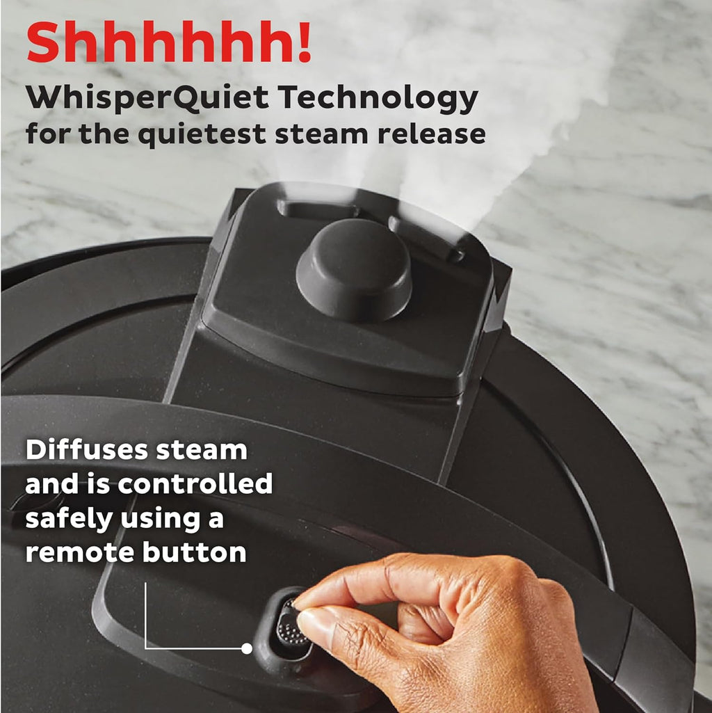 Instant Pot RIO Wide Plus, 9-in-1 Electric Pressure Cooker, 35% Larger Cooking Surface, WhisperQuiet Steam Release, Multi-Cooker, Slow Cook, Rice Maker, Steamer, Sauté, Cake, & Warmer, 7.5 Quarts