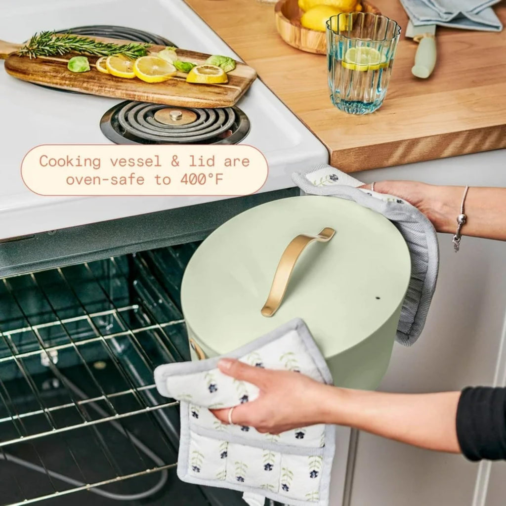 Multi-Cooker 6-Quart 10-in-1 Electric Multi Cooker, Digital Controls, Slow Cook, Steam, Sauté & Rice, Oven-Safe Nonstick Pot
