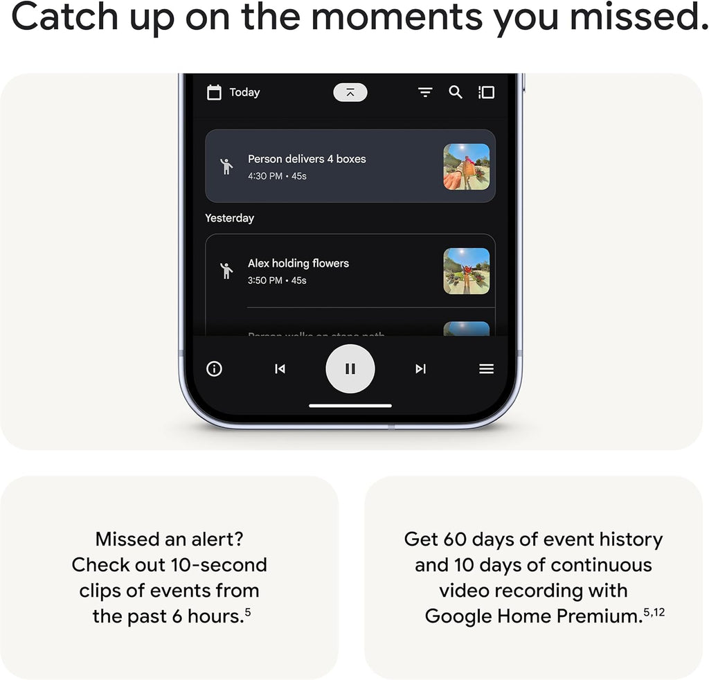 Google Nest Doorbell (Wired, 3rd Gen) - 2K Video and Gemini, Live View, Night Vision, 2-Way Audio - Works with Google Home - 2025 Model - Hazel