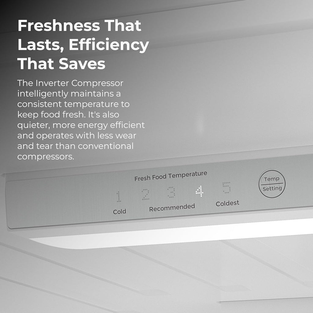 Kenmore 33" Top Mount Refrigerator with Freezer - Adjustable Shelving, Humidity-Controlled Crispers, Optional Ice Maker, LED Lighting, ENERGY STAR Certified, 25 cu. ft. Capacity - White
