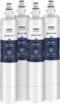 GLACIER FRESH Replacement for RPWFE, RPWF (Built-in CHIP) Refrigerator Water Filter, Compatible with GFE28GYNFS, GFE28GELDS, PFE28KELDS, PFE28KYNFS, GFD28GELDS, PWE23KELDS, PWE23KMKES, 4 Pack