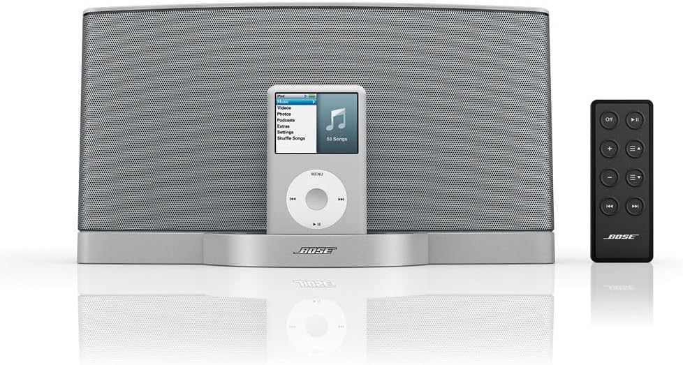 Bose SoundDock Series II 30-Pin iPod/iPhone Speaker Dock (Silver) (Renewed)