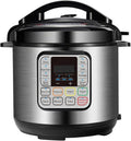 6.5 Quart Electric Pressure Cooker, 11-in-1 Multi Cooker Rice Cooker Slow Cooker Sauté Steamer, Stainless Steel - Equipped With A Powerful 1000W Heating Element