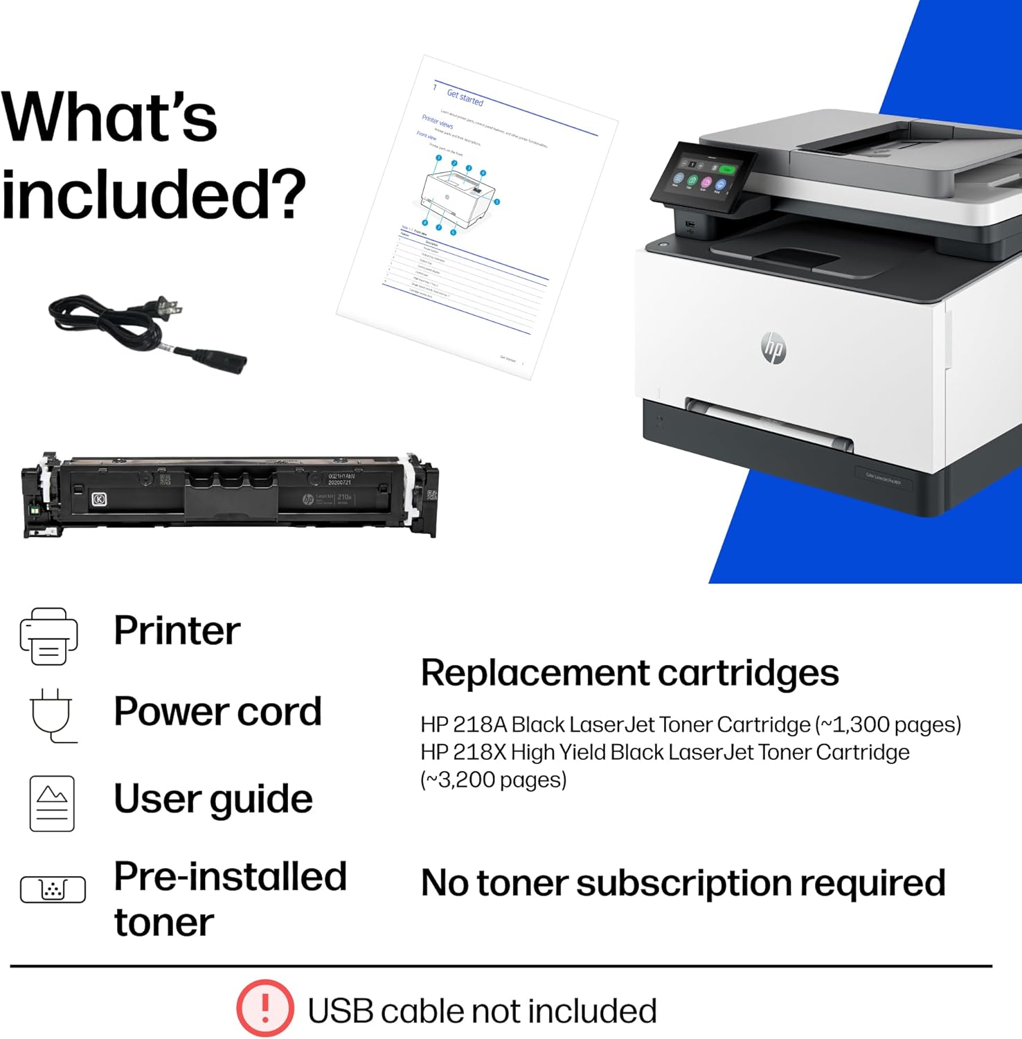 HP Color LaserJet Pro MFP 3301sdw Wireless All-in-One Color Laser Printer, Office Printer, Scanner, Copier, ADF, Duplex, Best-for-Office (499Q3F)