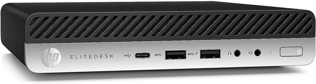 HP EliteDesk 800 G5 Mini PC Desktop Computer, 9th Gen Intel Core i5-9500T, 8GB DDR4 RAM, 256GB SSD, Keyboard & Mouse, 4K Support, WiFi, Windows 11 Pro (Renewed)