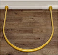Metal Curtain Rod U-Shaped Shelf - Fitting Room Curtain Rod for Clothing Store Office Wedding Dress Shop Changing Room (Gold,100x100cm)
