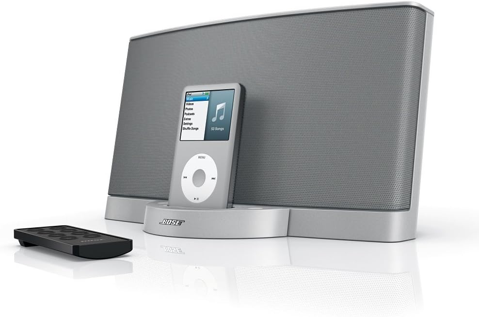 Bose SoundDock Series II 30-Pin iPod/iPhone Speaker Dock (Silver) (Renewed)