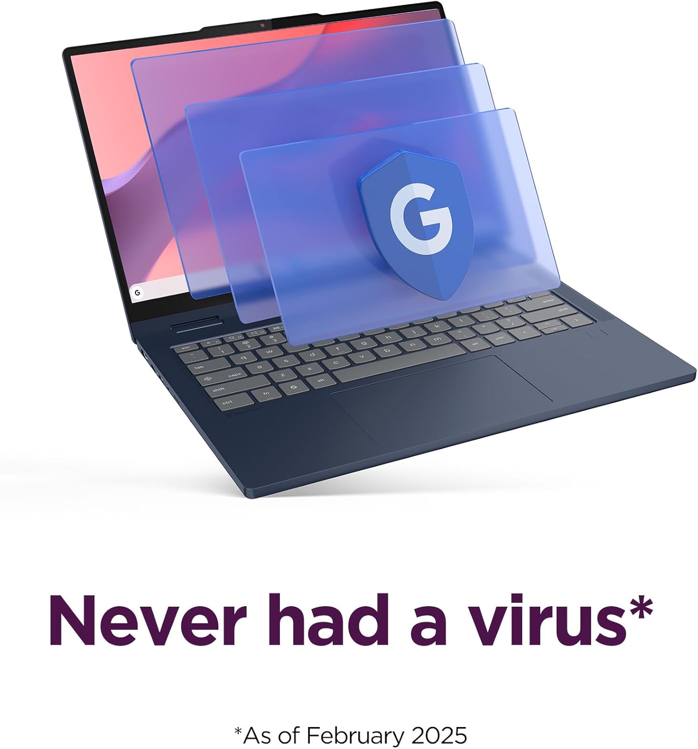 Lenovo Chromebook Plus 2-in-1 - Lightweight Laptop - Google Gemini - Intel® N355 CPU - 14" WUXGA IPS Touchscreen Display - 8GB RAM - 256GB UFS Storage - Integrated Intel® Graphics - Fingerprint reader