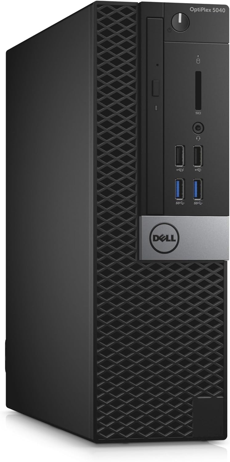 Dell OptiPlex 5040 SFF PC Desktop Computer, Windows 11 Pro, Core i5-6500, 8GB RAM, 256GB SSD, Keyboard, Mouse, USB WiFi (Renewed)