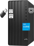 HP Desktop Computer 2026 Tower for Home Student & Business, 13th Gen Intel Quad-Core Processor, 16GB DDR4 RAM, 256GB PCIe SSD, WiFi Adapter, VGA, RJ-45, HDMI, Keyboard and Mouse, Windows 11 Home
