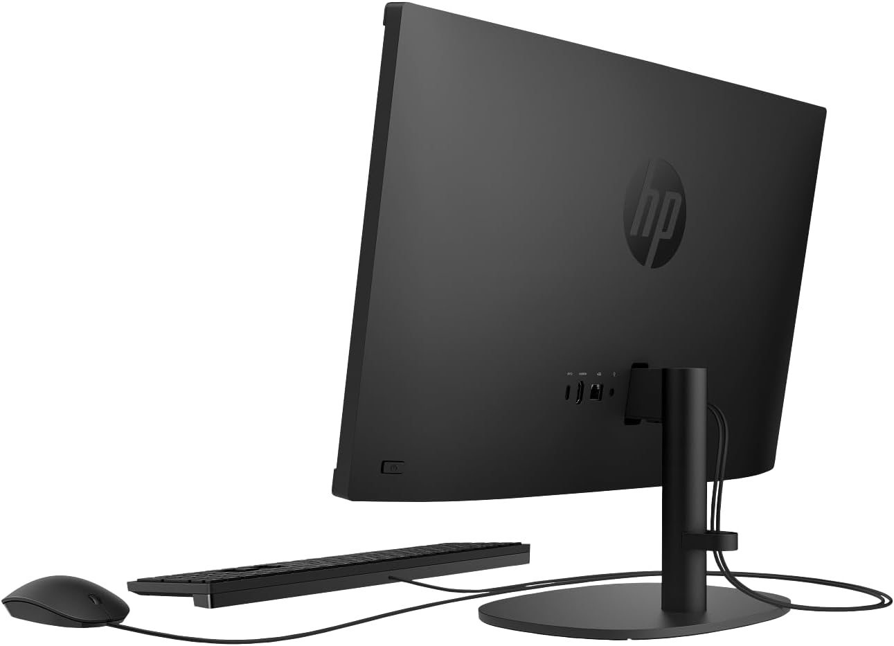 HP 21.5" FHD All-in-One Desktop Computer, 8GB RAM 512GB SSD, Intel N200 Processor, Keyboard & Mouse Included, PLUSERA 8-in-1 Hub, Windows 11, Jet Black
