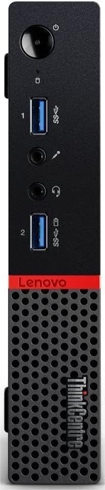 Lenovo ThinkCentre M900 Tiny Desktop PC, Intel Core i5-6500, 8GB RAM, 250GB SSD, Keyboard and Mouse, USB WiFi, USB Bluetooth, Windows 11 Home (Renewed)