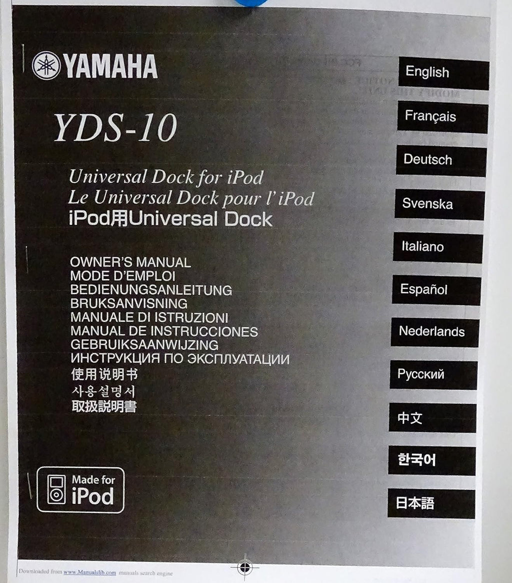 Yamaha YDS-10 Universal iPod Dock for Select Yamaha Home Theater Receivers