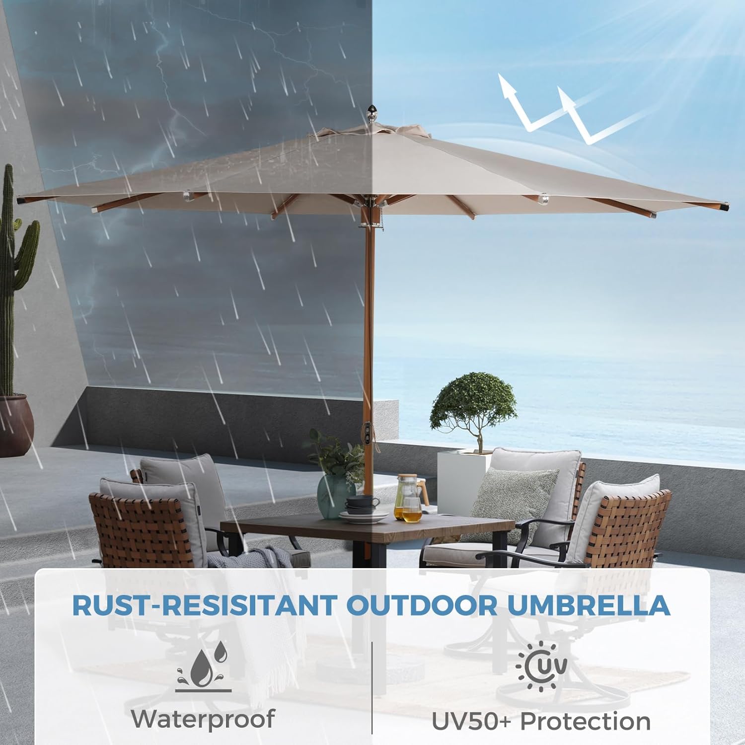 Grand patio 11 FT Outdoor Umbrella