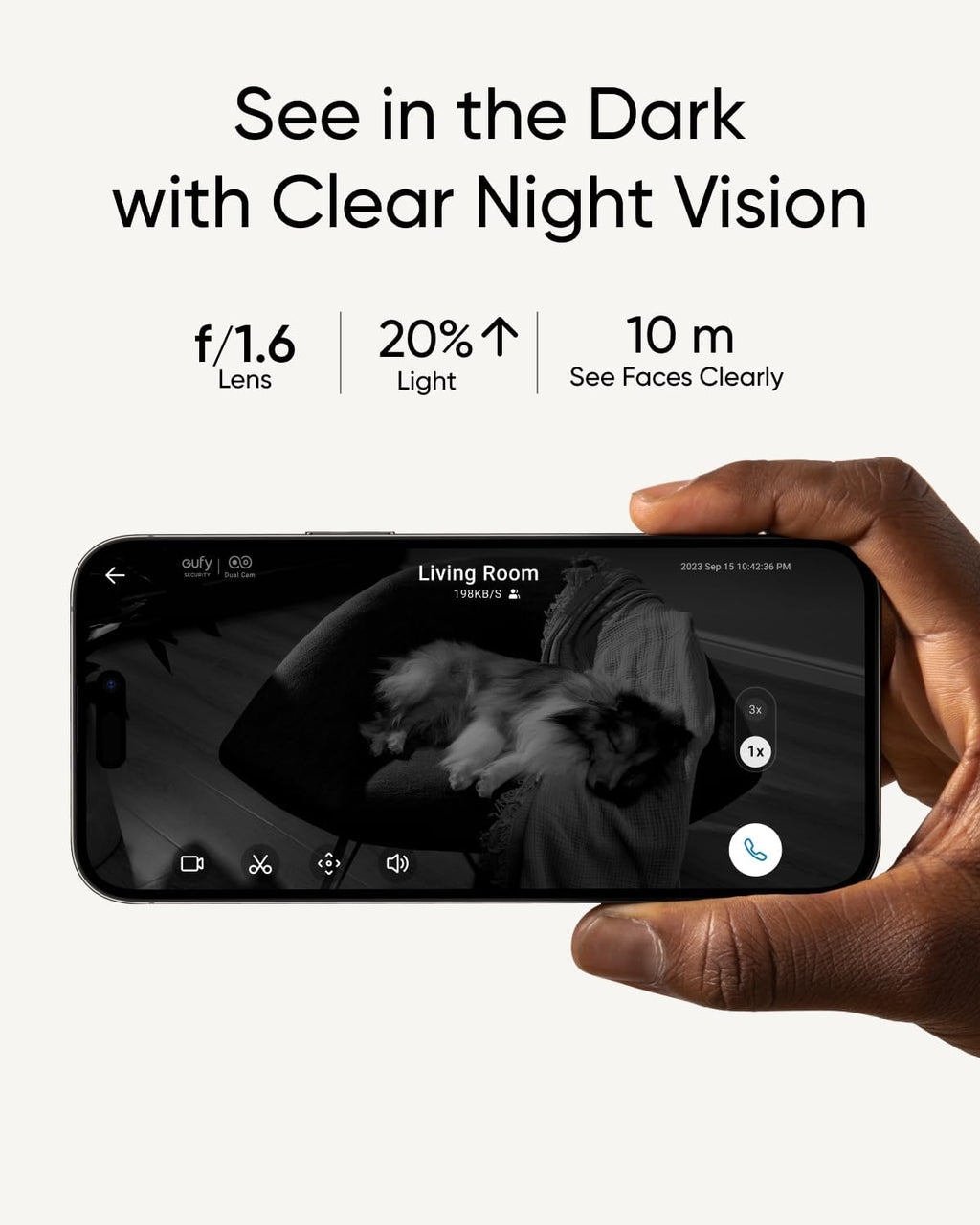 eufy Security 4K Indoor Cam S350, No Subscription, Dual Cameras, 8× Zoom, 360° Coverage, Works as a Pet Camera, Nanny/Senior/Baby Monitor, AI Auto-Tracking, Human/Pet/Cry Detection, 2.4/5 GHz Wi-Fi