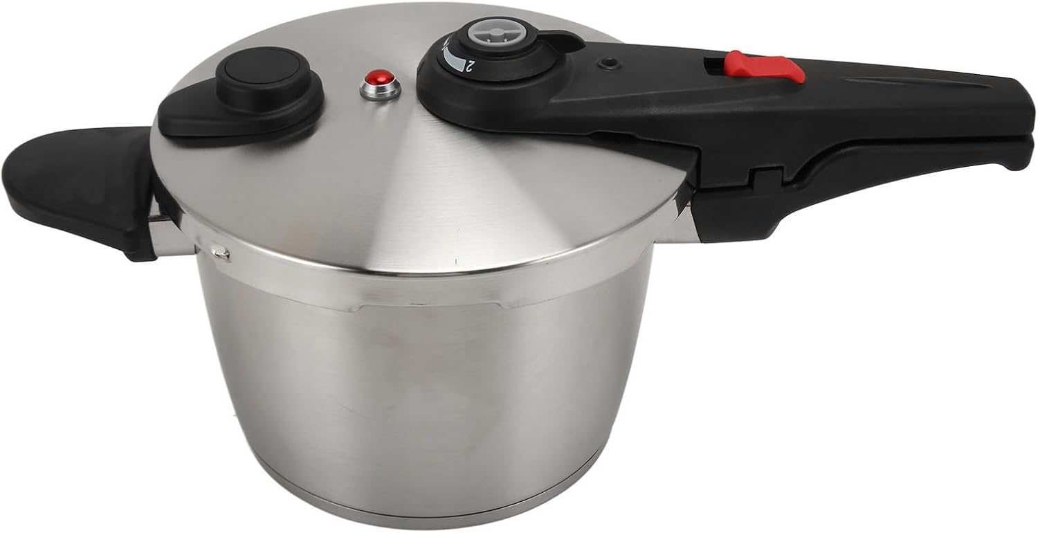 GLOGLOW Electric Pressure Cooker 304 Stainless Steel Multi Cooker, Quick Cooking for Home Kitchen with Pressure Control and Versatile Functions Kitchen Appliances (5L)