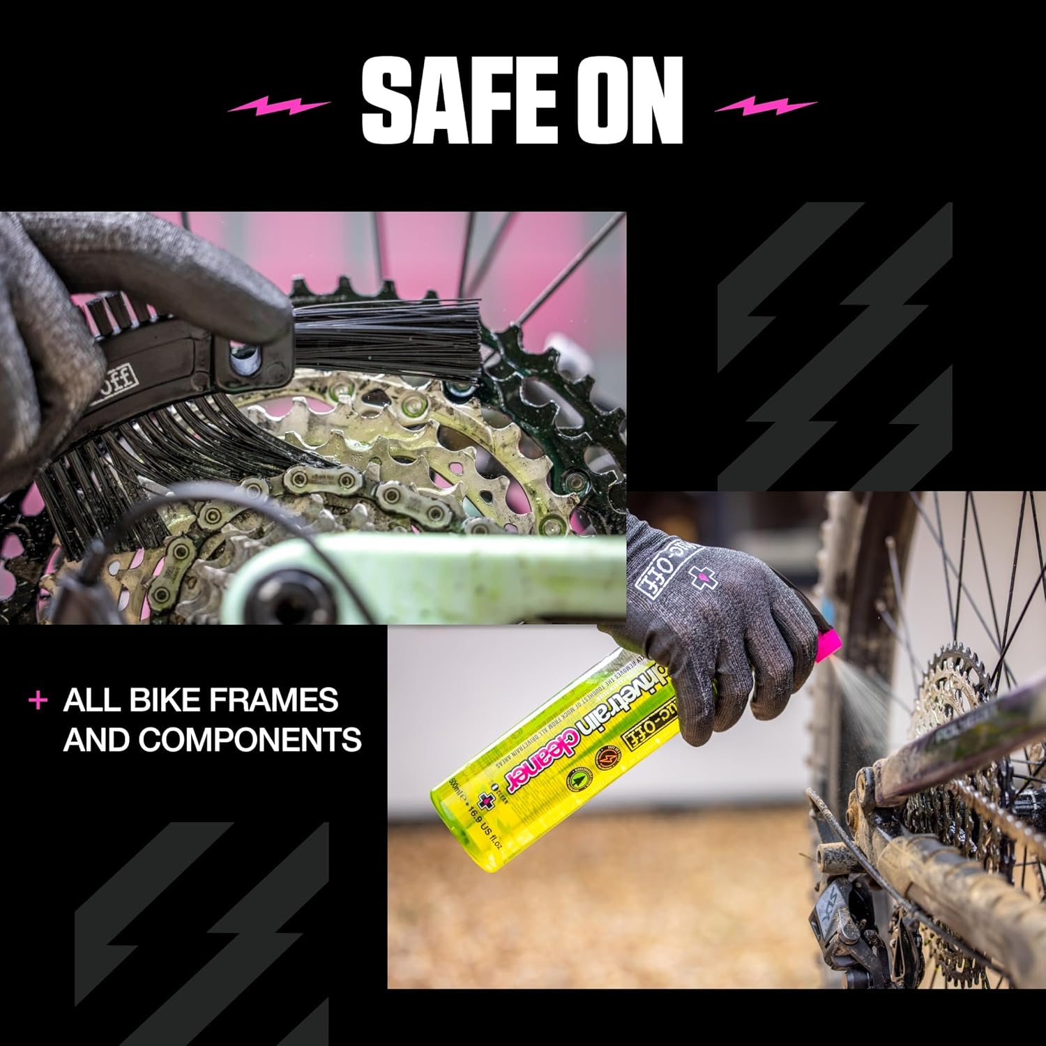 Muc Off Ultimate Bicycle Cleaning Kit - Must-Have Kit to Clean, Protect and Lube Your Bike - Includes Bike Cleaner, Bike Protect, Brushes and More
